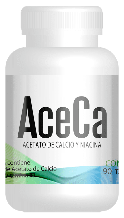 AceCa Acetato de Calcio y Niacina 90 Tabletas Desacaf biotec